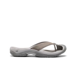 Men's Waimea Leather Flip-Flop  |  Monochrome/Steel Grey